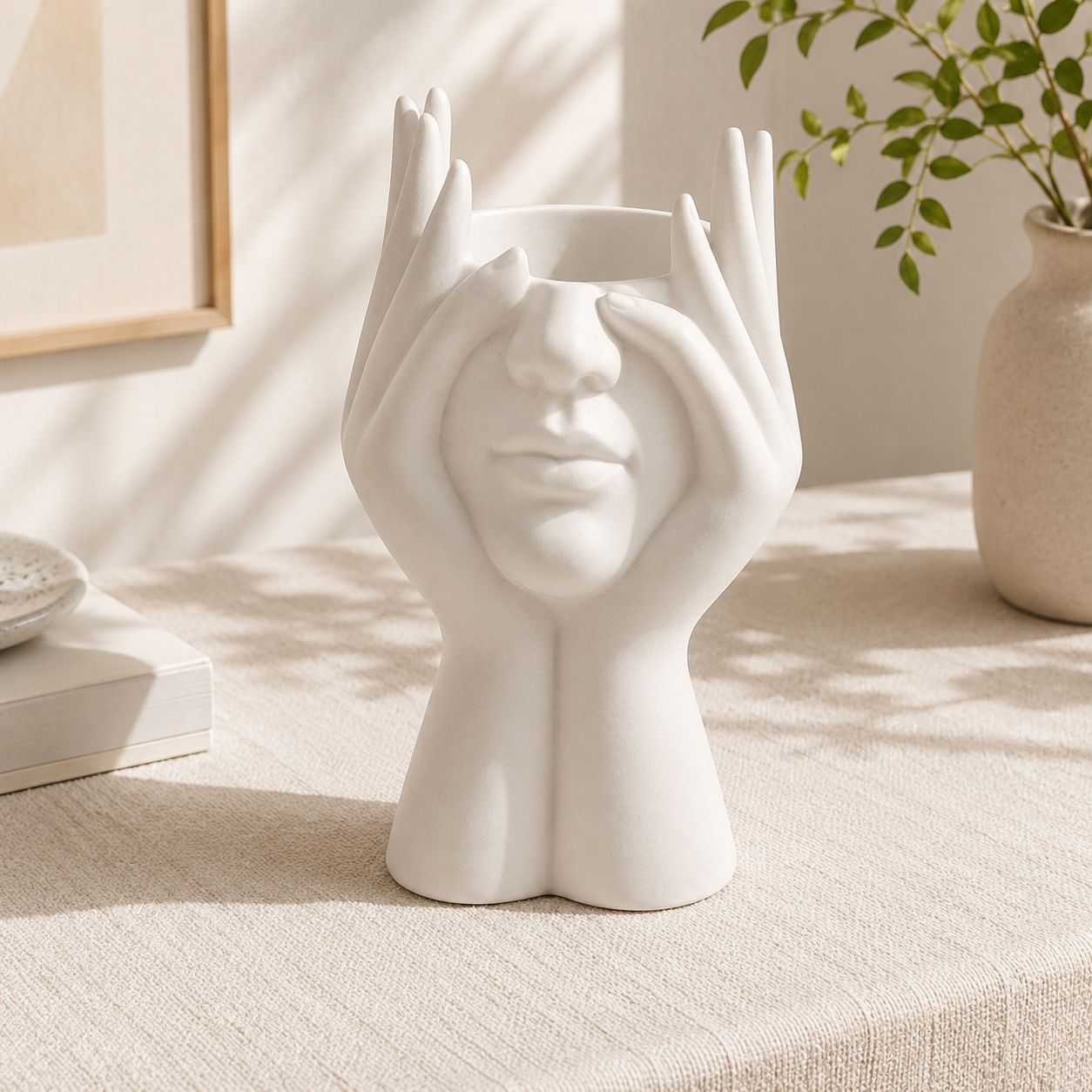 Decorative Face Vase