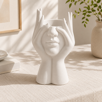 Decorative Face Vase