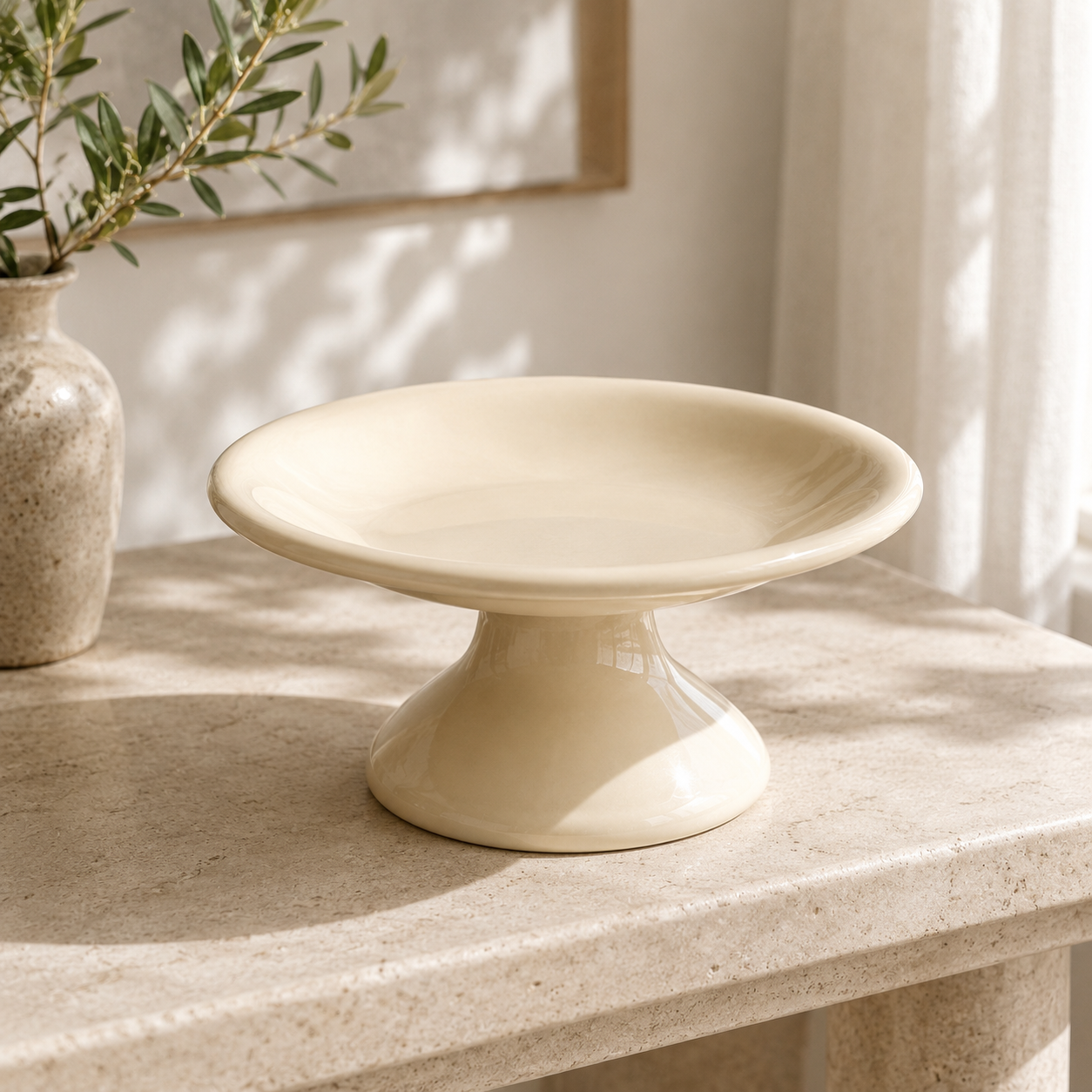 Round Decorative Storage Tray