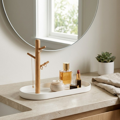 Decorative Organizer Tray with Tree Stand
