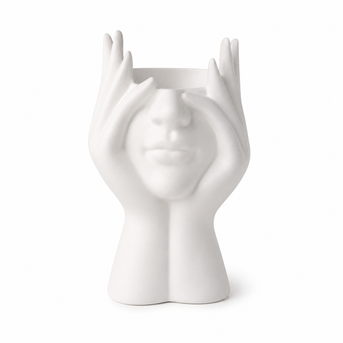 Decorative Face Vase